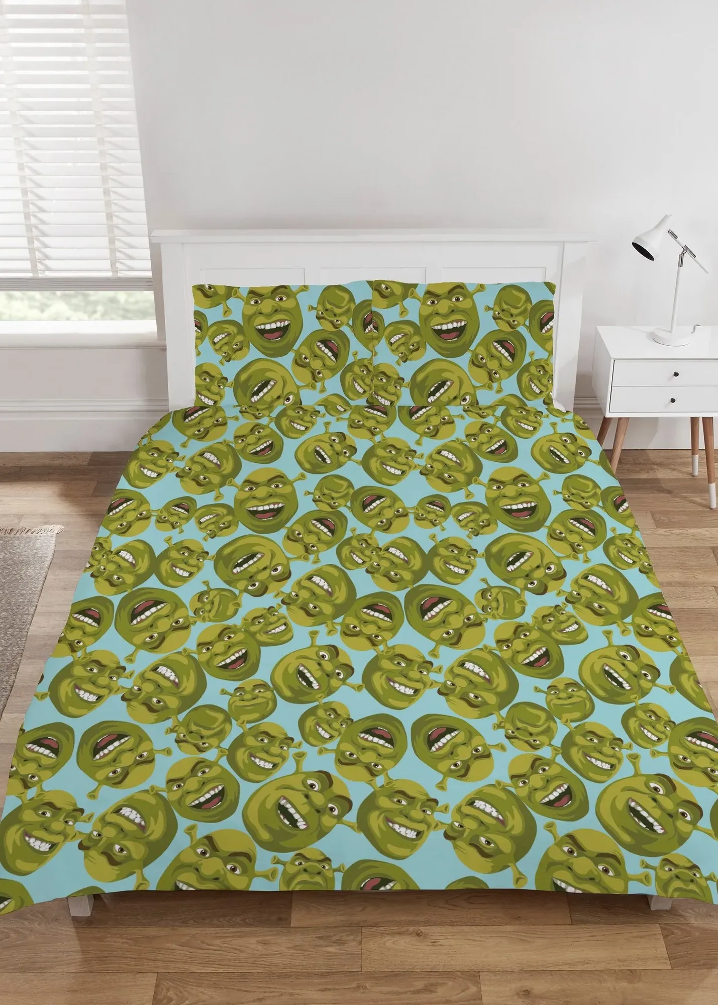 Shrek Single Duvet Set - Multi, Polyester Cotton Blend product
