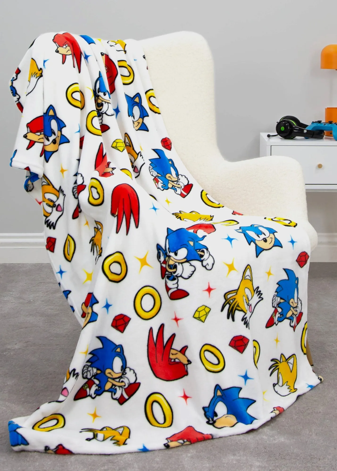 Sonic the Hedgehog Fleece Throw - Multi, Polyester product