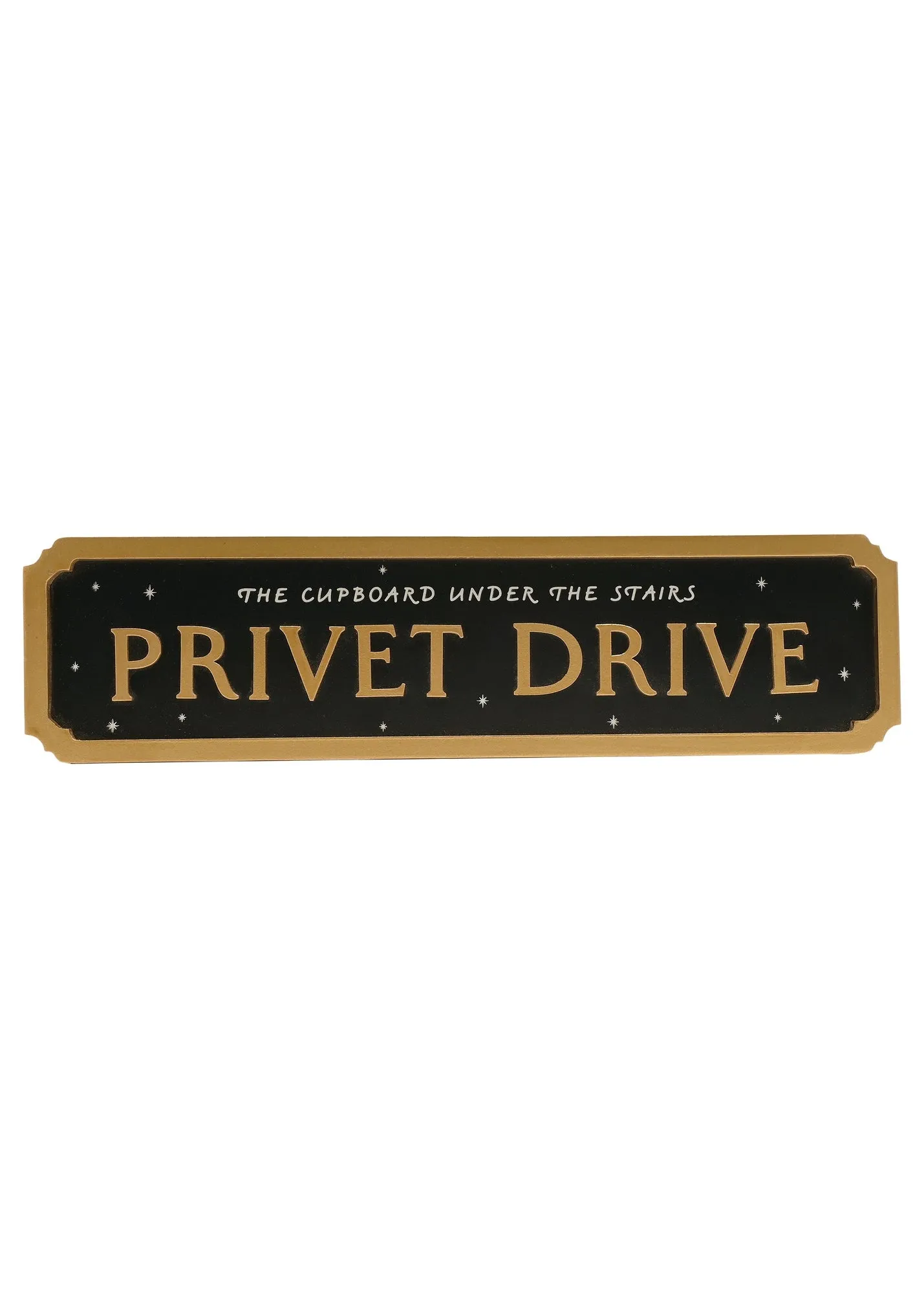 Warner Bros Harry Potter Privet Drive Sign - Black, MDF product