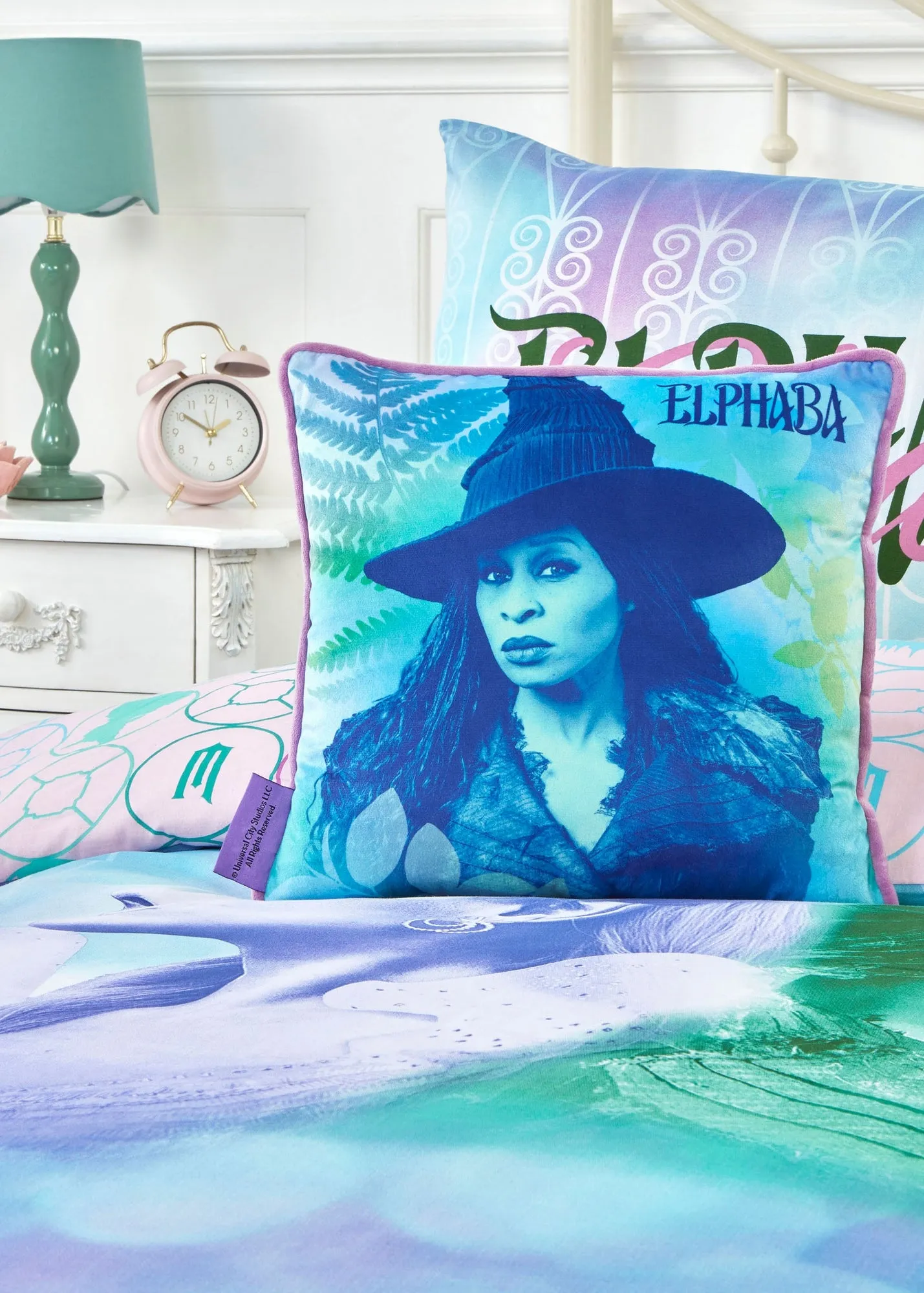 Wicked: For Good Reversible Cushion - Purple, Polyester product