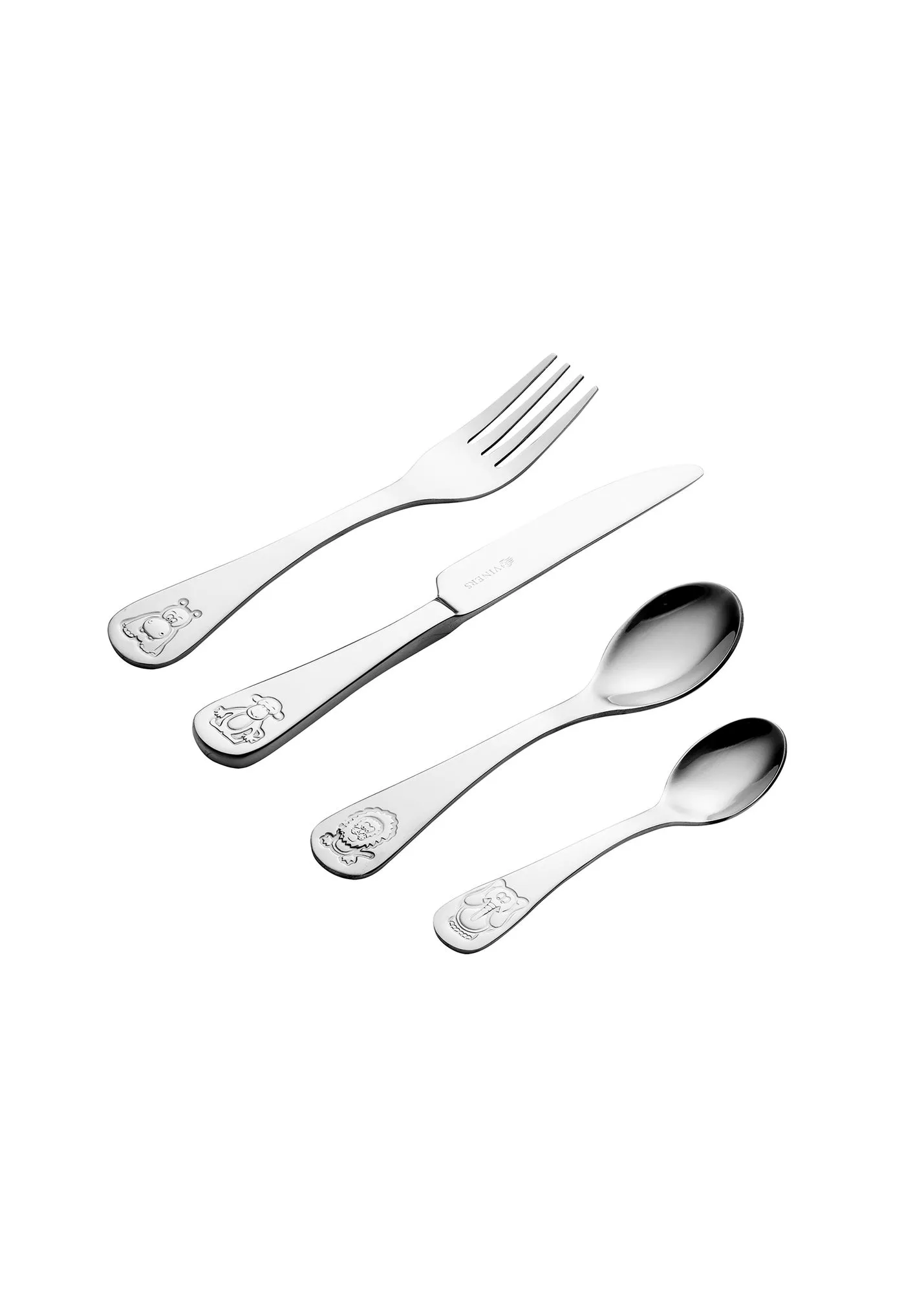 Jungle Kids 4 Piece Cutlery Set - Steel product