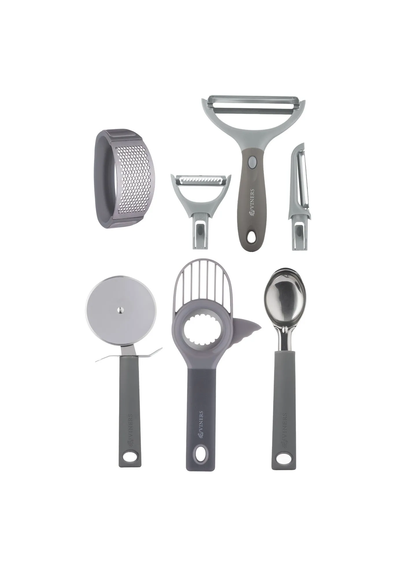 Stainless Steel 5-Piece Kitchen Gadget Set - Grey, Stainless Steel product