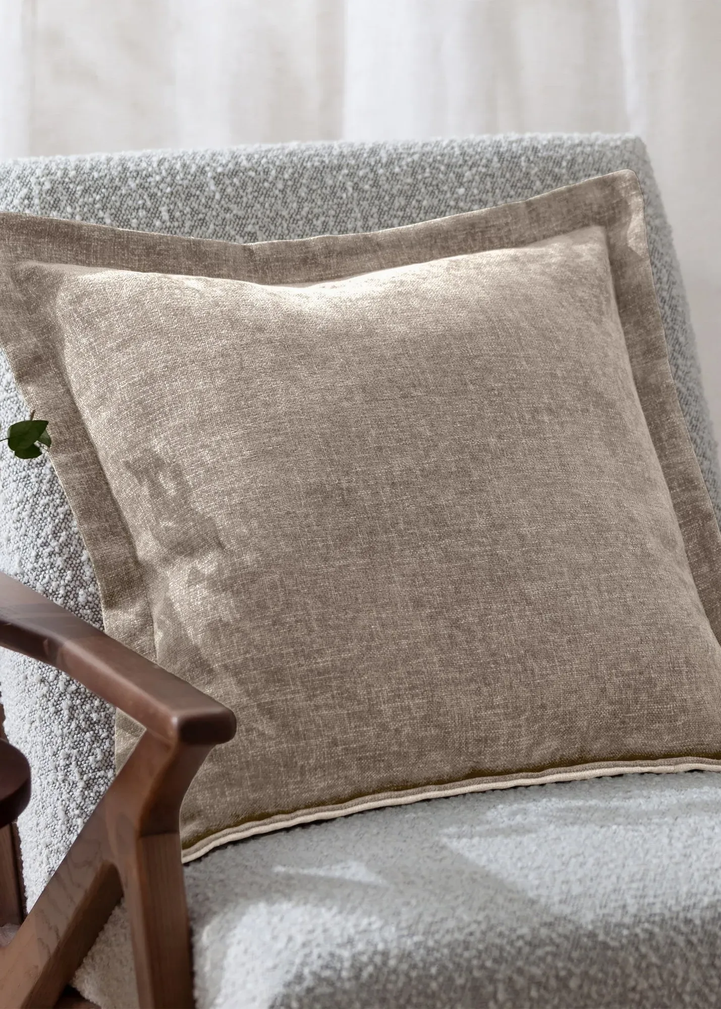 Dune Chenille Cushion - Natural, Polyester product