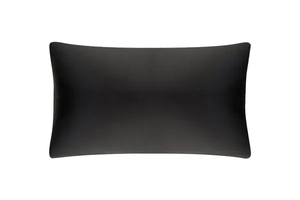 Boudoir Cushion Cover with Zipper - Charcoal, Silk image