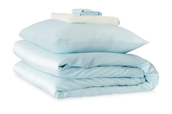 Emperor Duvet Set with Pillowcases - Blue, Silk image