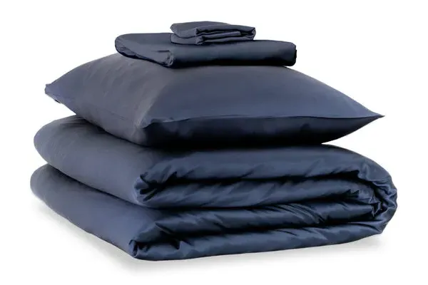 Emperor Duvet Set with Pillowcases - Blue, Silk