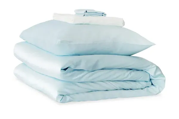 Emperor Duvet Set with Pillowcases - Blue, Silk