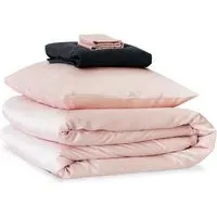 Emperor Duvet Set with Pillowcases - Pink, Silk