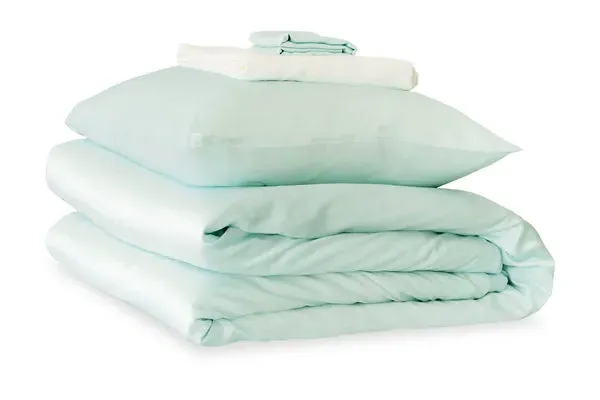 Emperor Duvet Set with Pillowcases - Teal, Silk