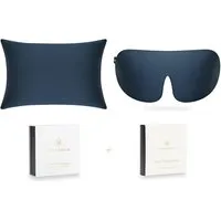 Midnight Blue Silk Sleep Gift Set - Standard Pillowcase alternate view