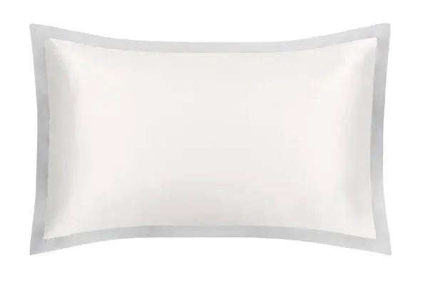 Standard Oxford Pillowcase with Border - Ivory, Silk image