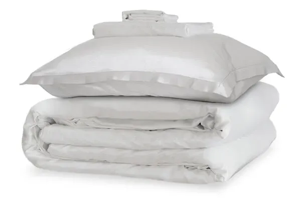 mayfairsilk-oyster-grey-oxford-silk-duvet-set-king-standard-pillowcases image