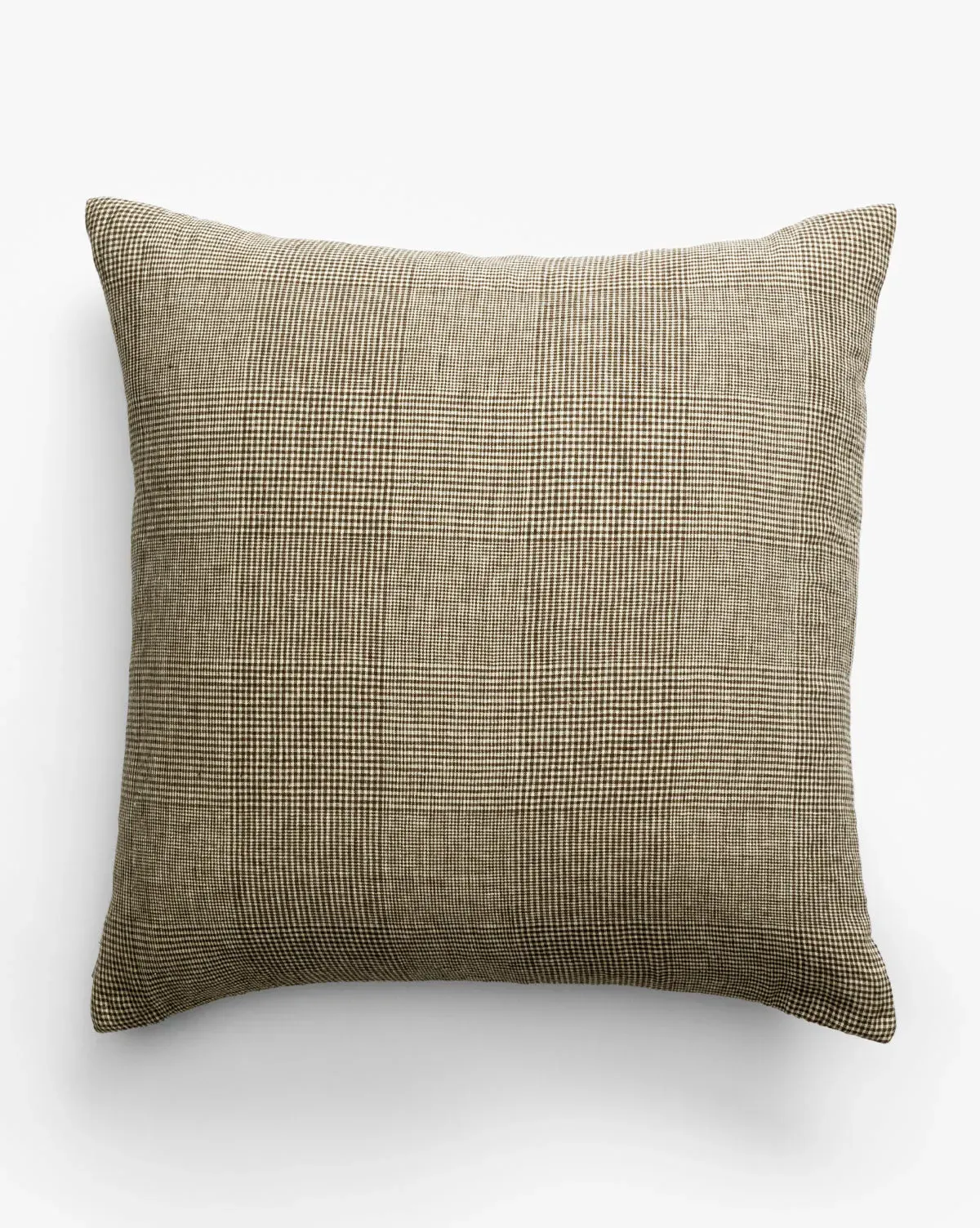 Abbendale Houndstooth Pillow Cover - Green, Linen product