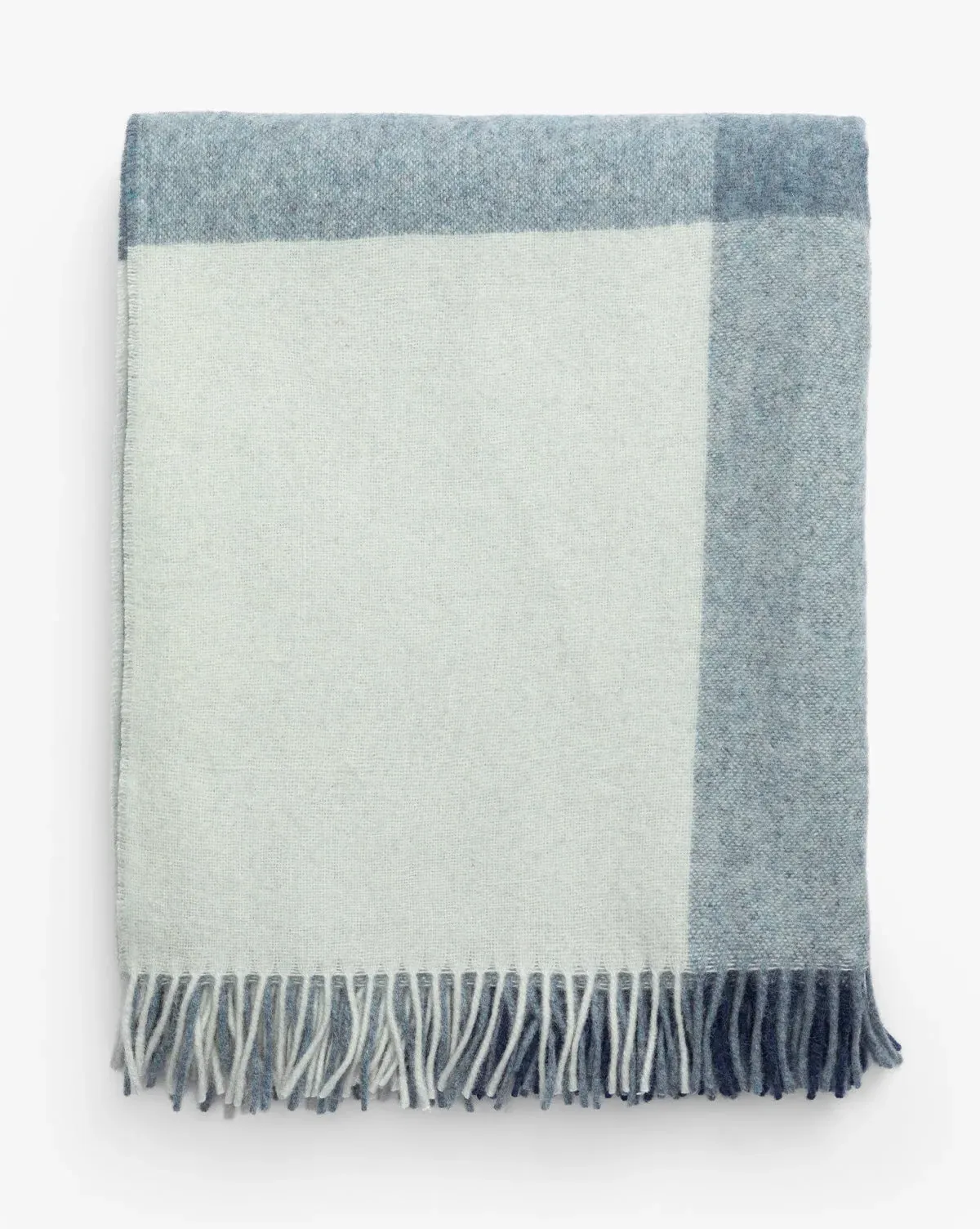 Abner Throw - Blue, Recycled Alpaca Wool product