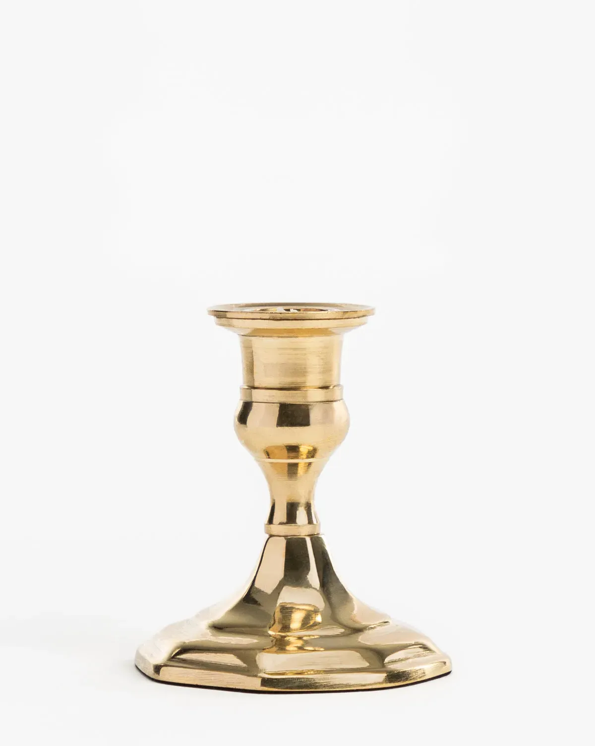 Adeline Small Taper Candle Holder - Brass product