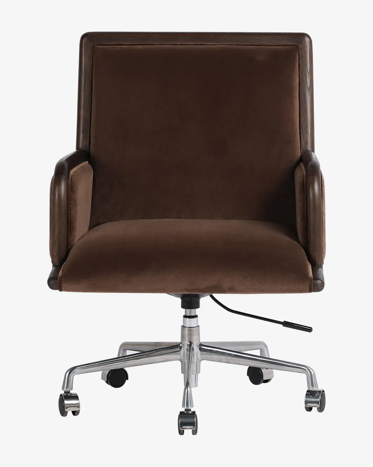 Ailish Desk Chair with Wheels - Brown product