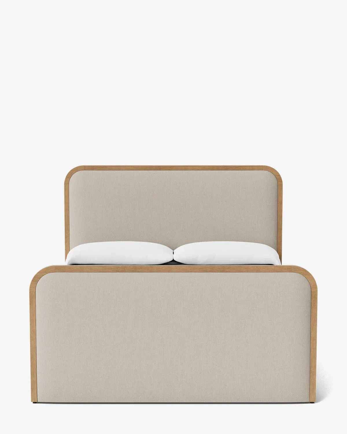 Ainsworth Queen Size Bed Frame - Muslin, Belgian Linen product