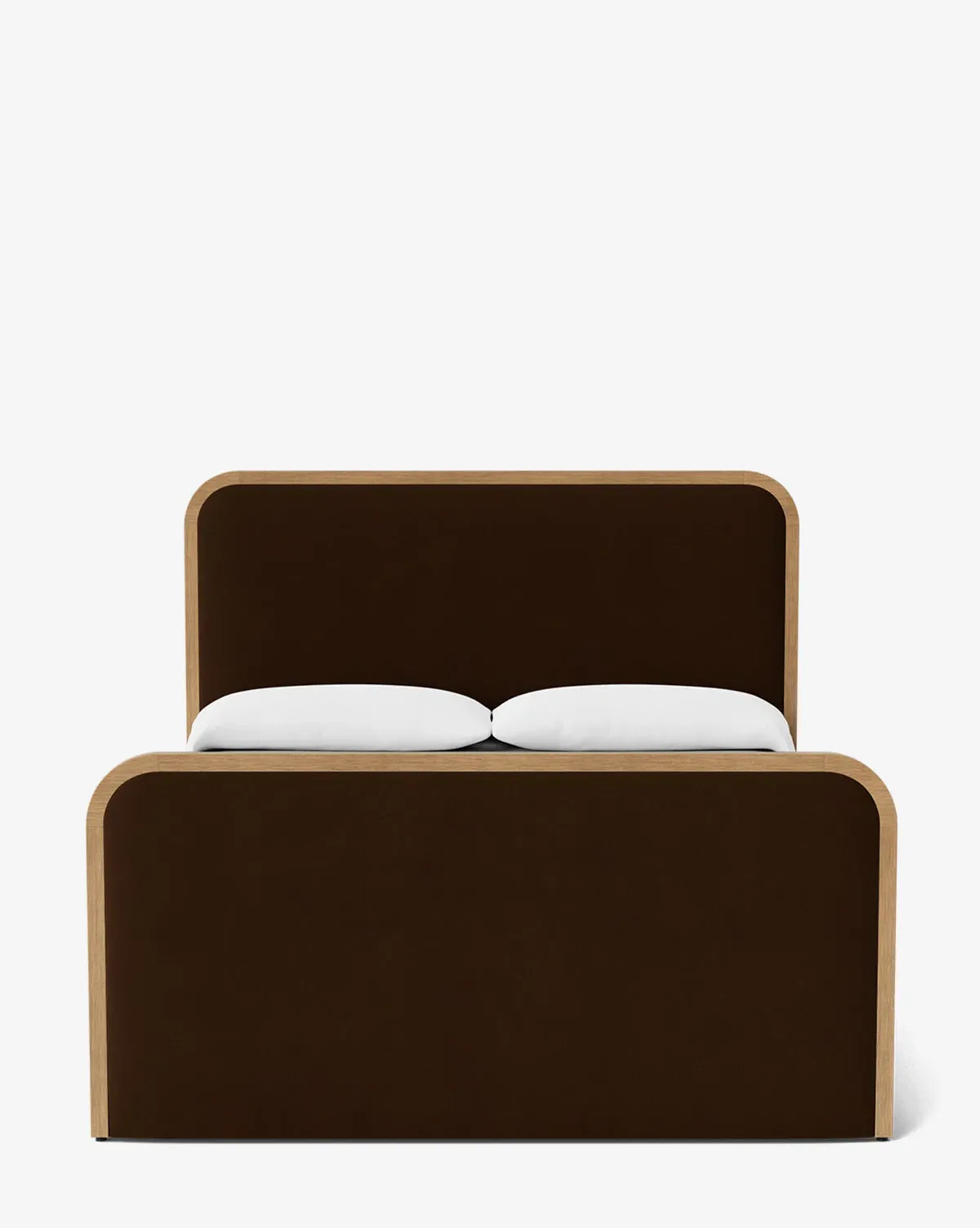 Ainsworth Queen Size Bed Frame - Praline, Velvet product