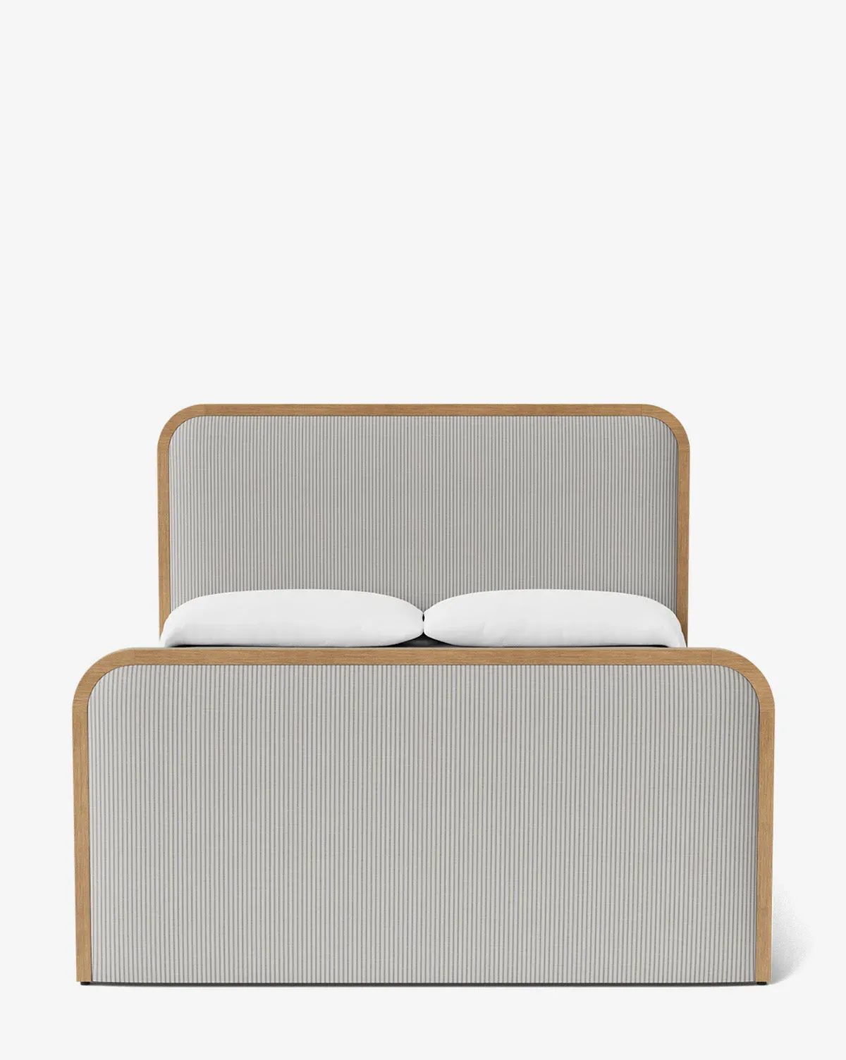 Ainsworth Queen Size Bed Frame - Taupe, Alder Wood product