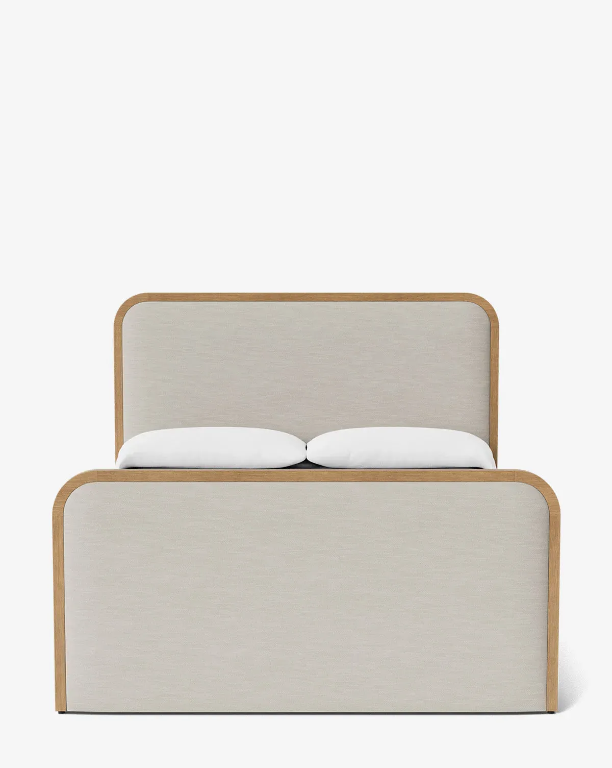 Ainsworth Queen Size Bed Frame - White Sands, Alder Wood product