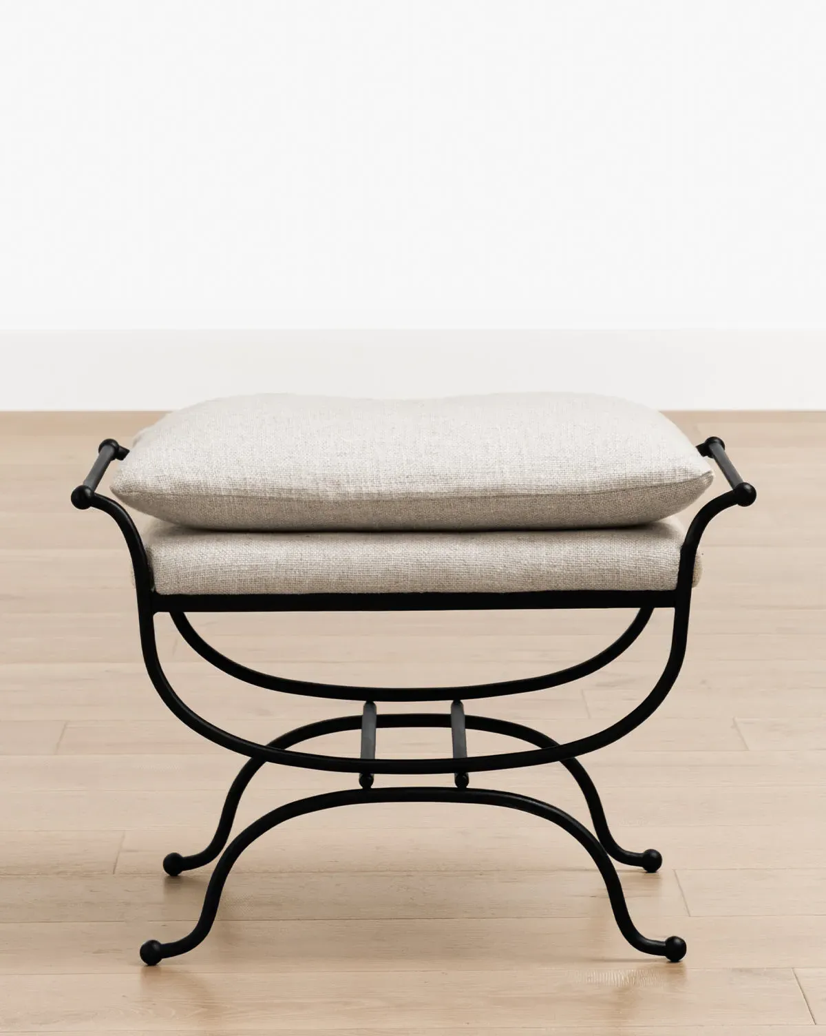 Alameda Stool - Linen, Iron product