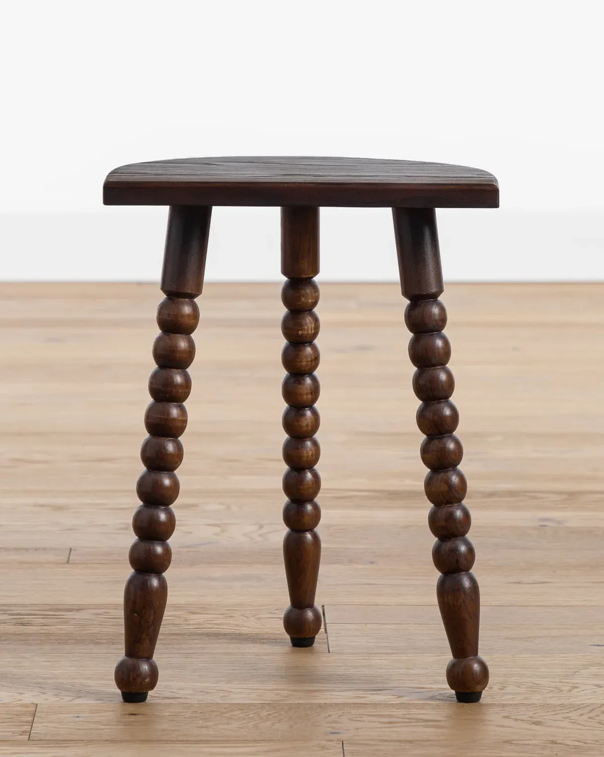 Alice Wood Stool - Dark Brown, Ash product
