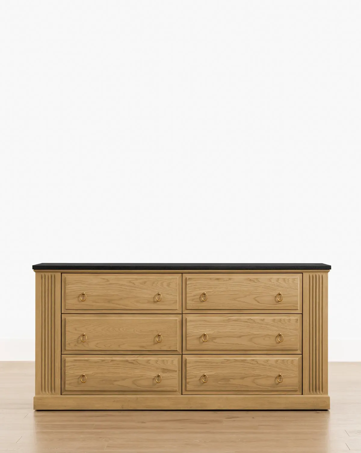 Ambrose Dresser with 6 Drawers - Drift Oak, Granite product