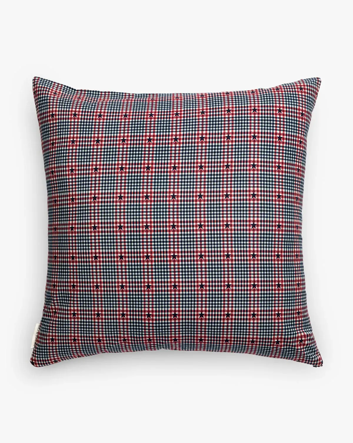 Americana Plaid Pillow Cover - Red, Blue, Cotton product