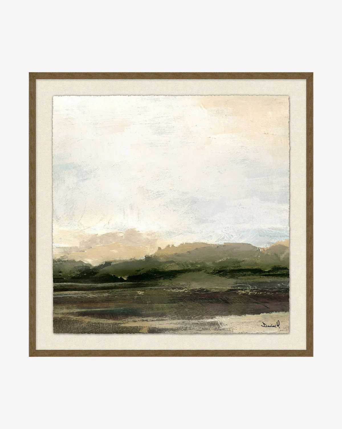 Among the Hills Giclee Wall Art - Hand-Deckled Paper product