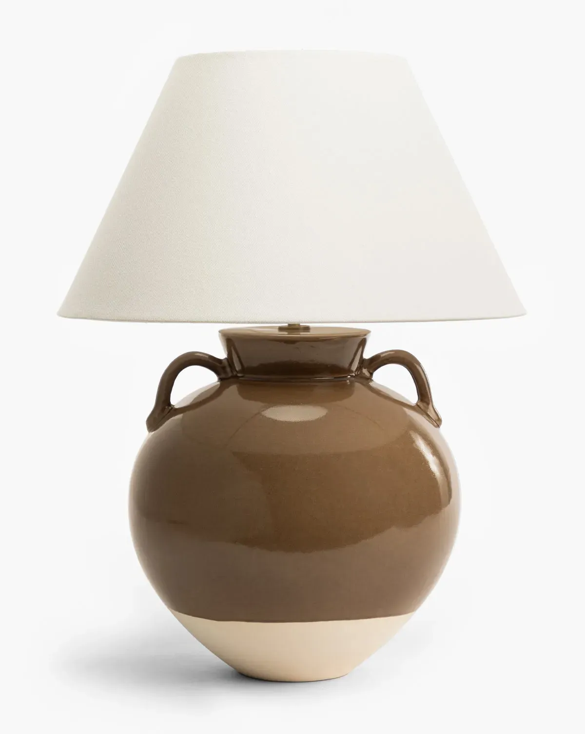Amphora Table Lamp - Brown, Ceramic product