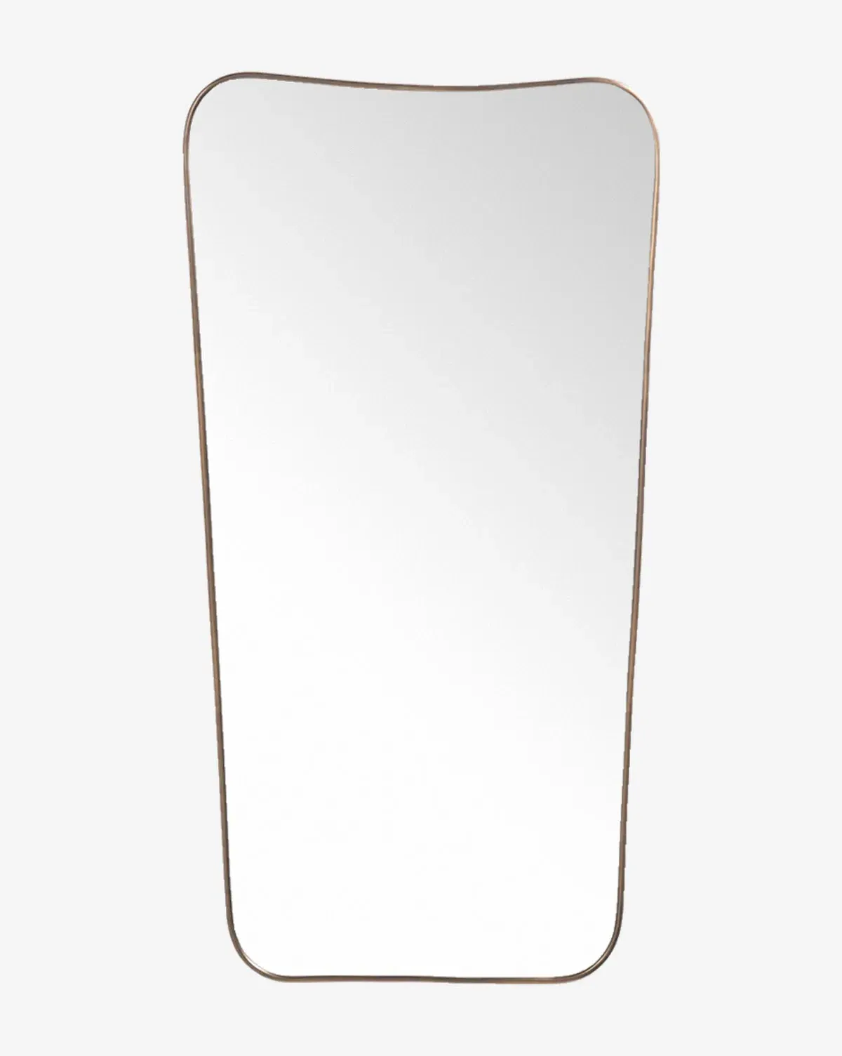 Anastasia Wall Mirror - Antiqued Brass, Metal product