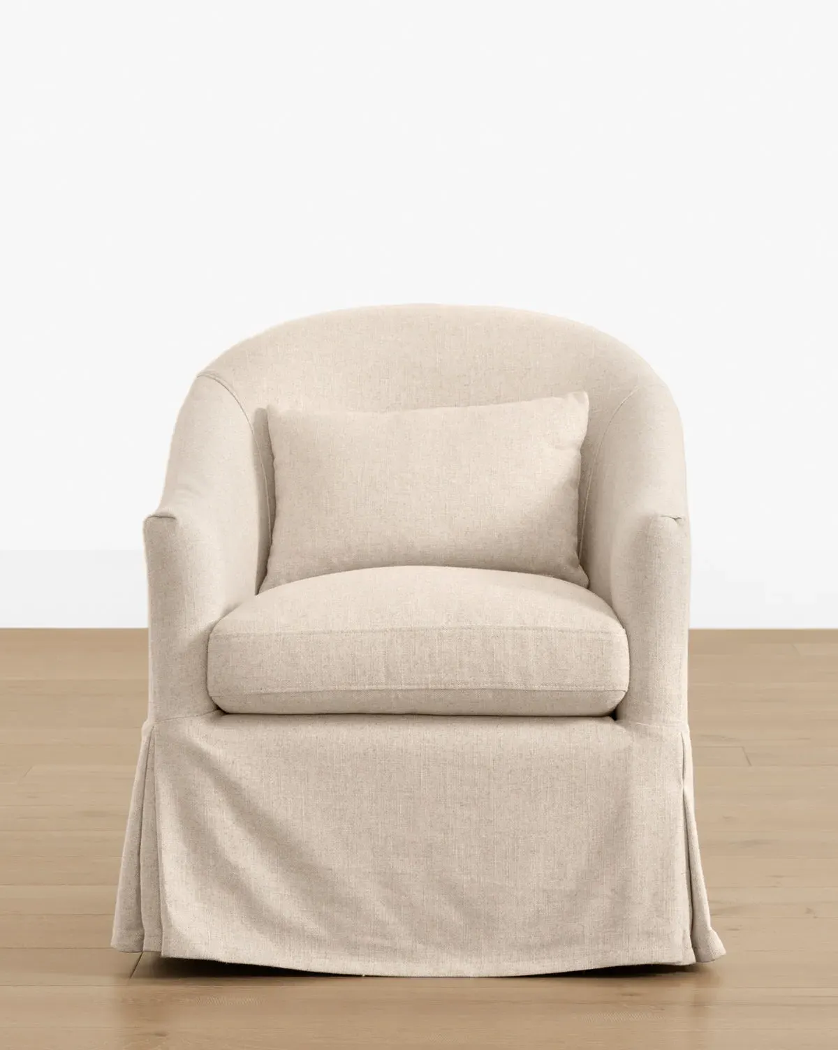 Andie Swivel Armchair - Performance Linen product