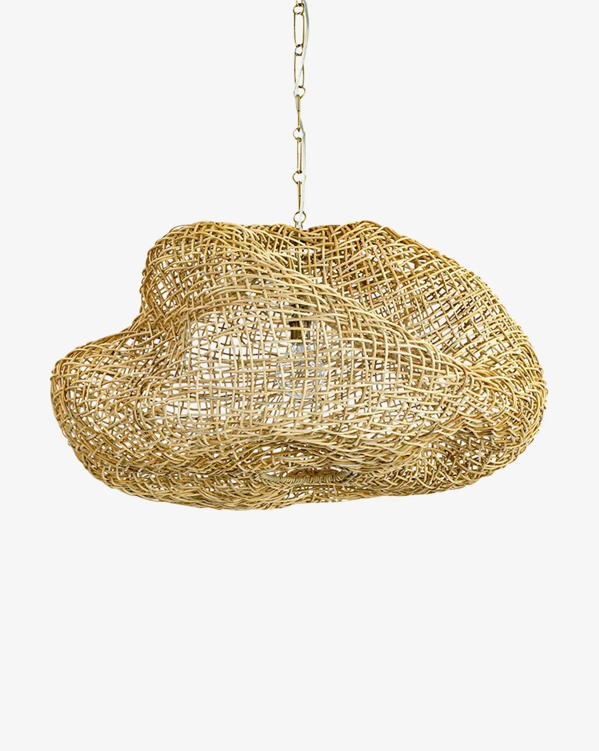 Andorra Small Wicker Pendant Light - Natural, Rattan product