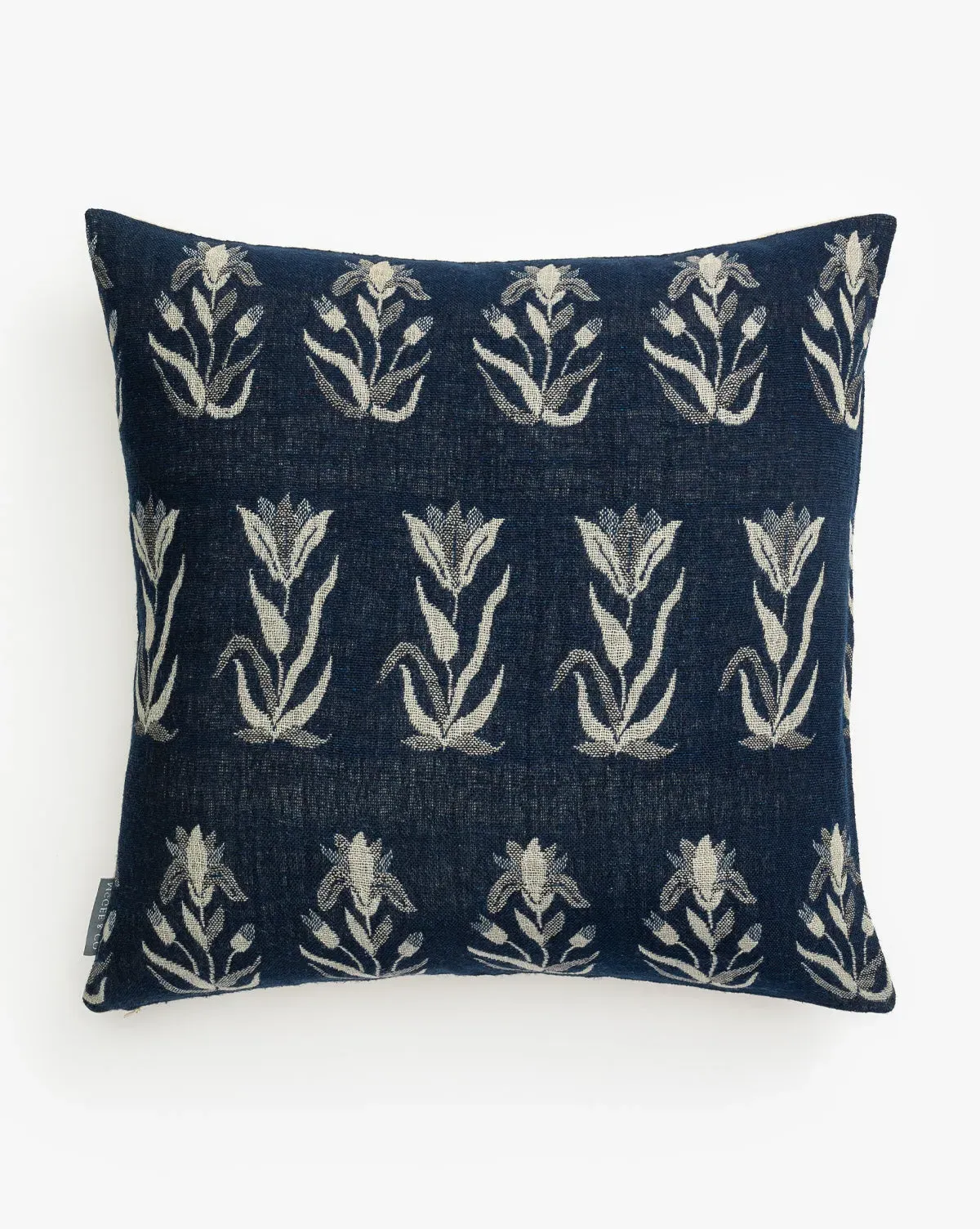 Annika Pillow Cover - Blue, Wool Silk Blend product