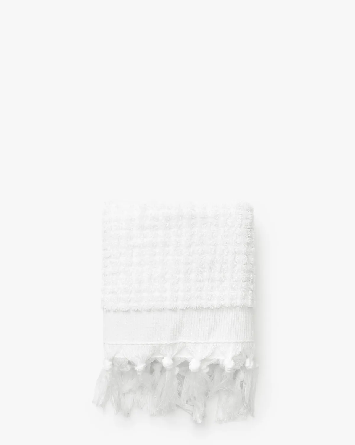 Anzio Organic Hand Towel - White, Cotton product