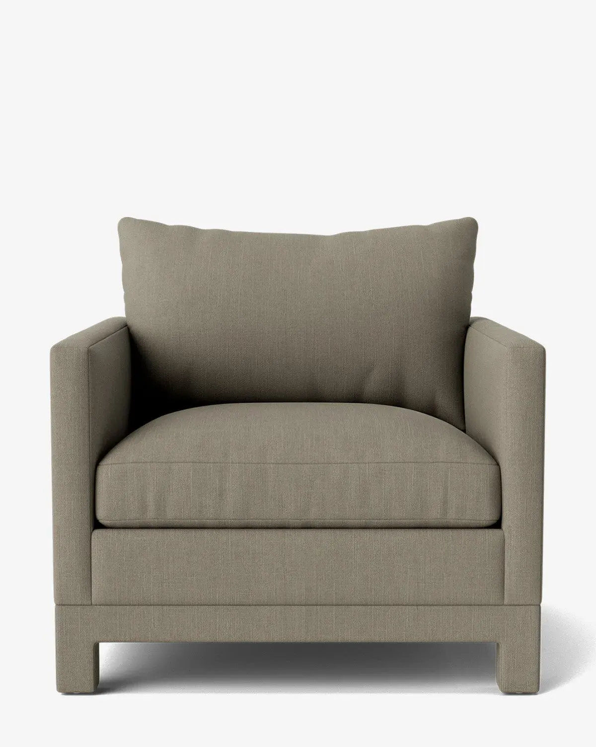 Appoline Lounge Chair - Cement, Belgian Linen product