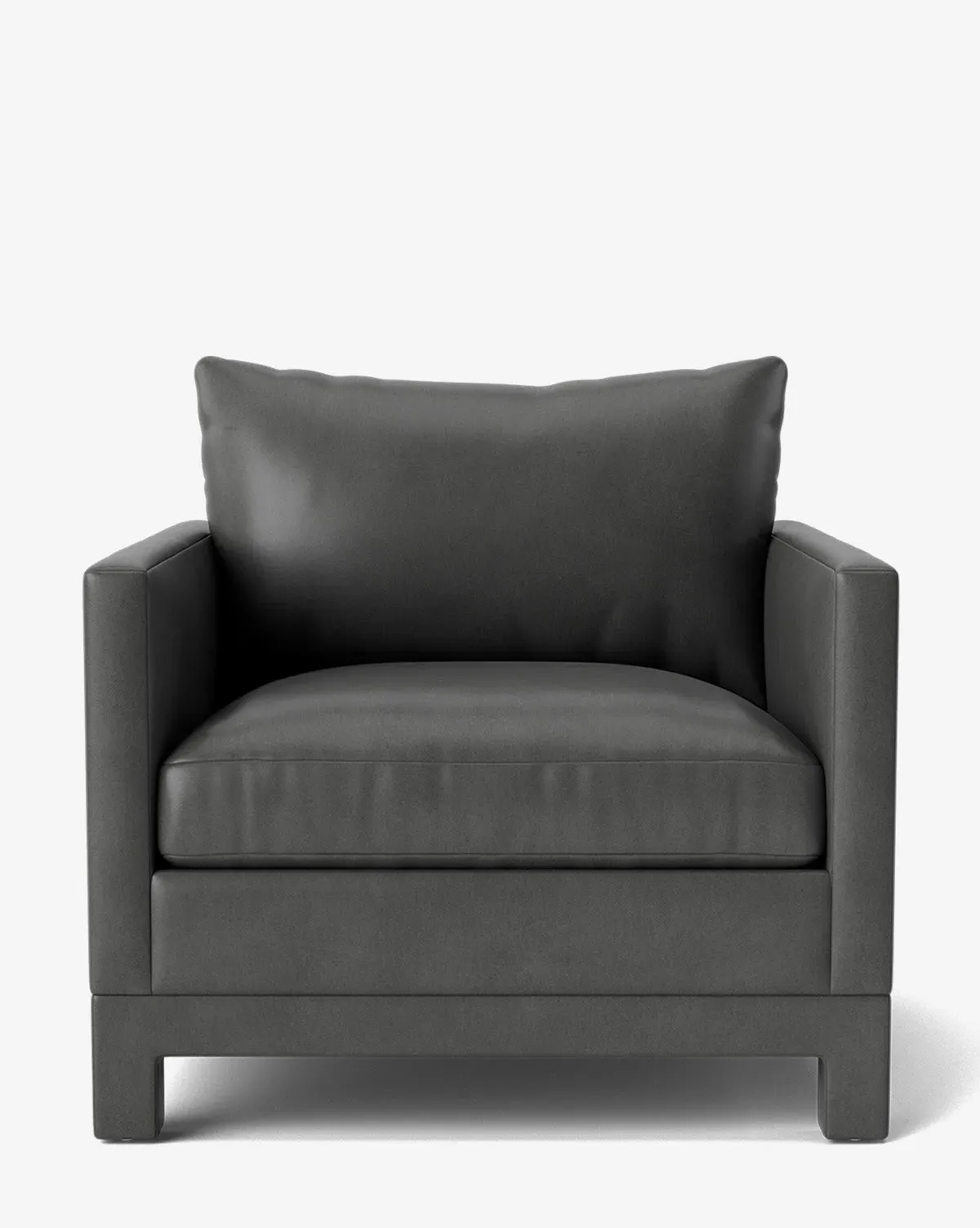Appoline Lounge Chair - Flint Leather product
