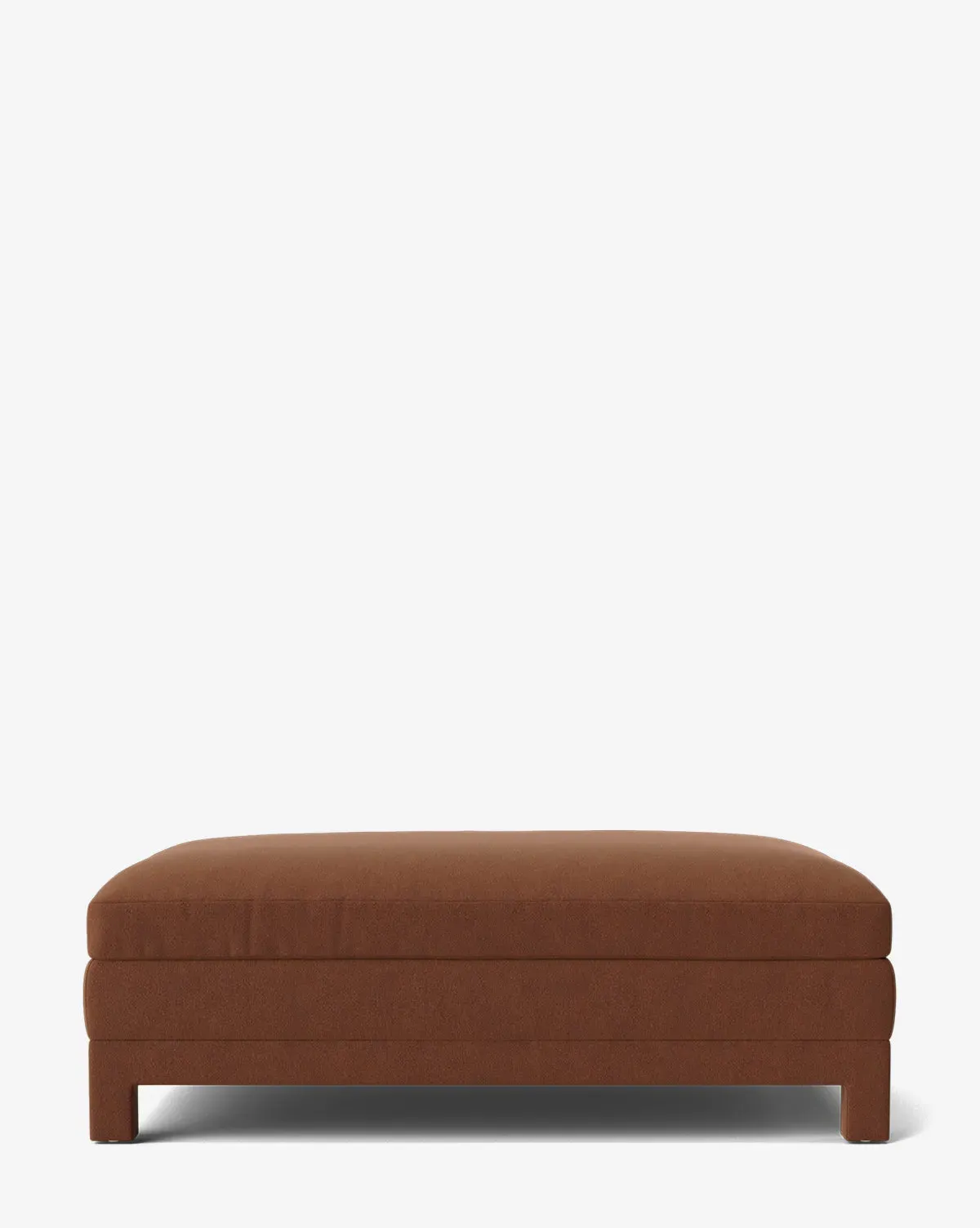 Appoline Ottoman - Auburn, Velvet product