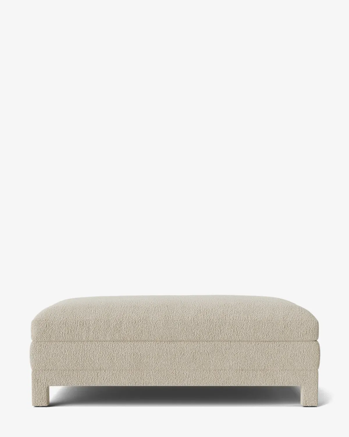 Appoline Ottoman - Flax, Boucle product