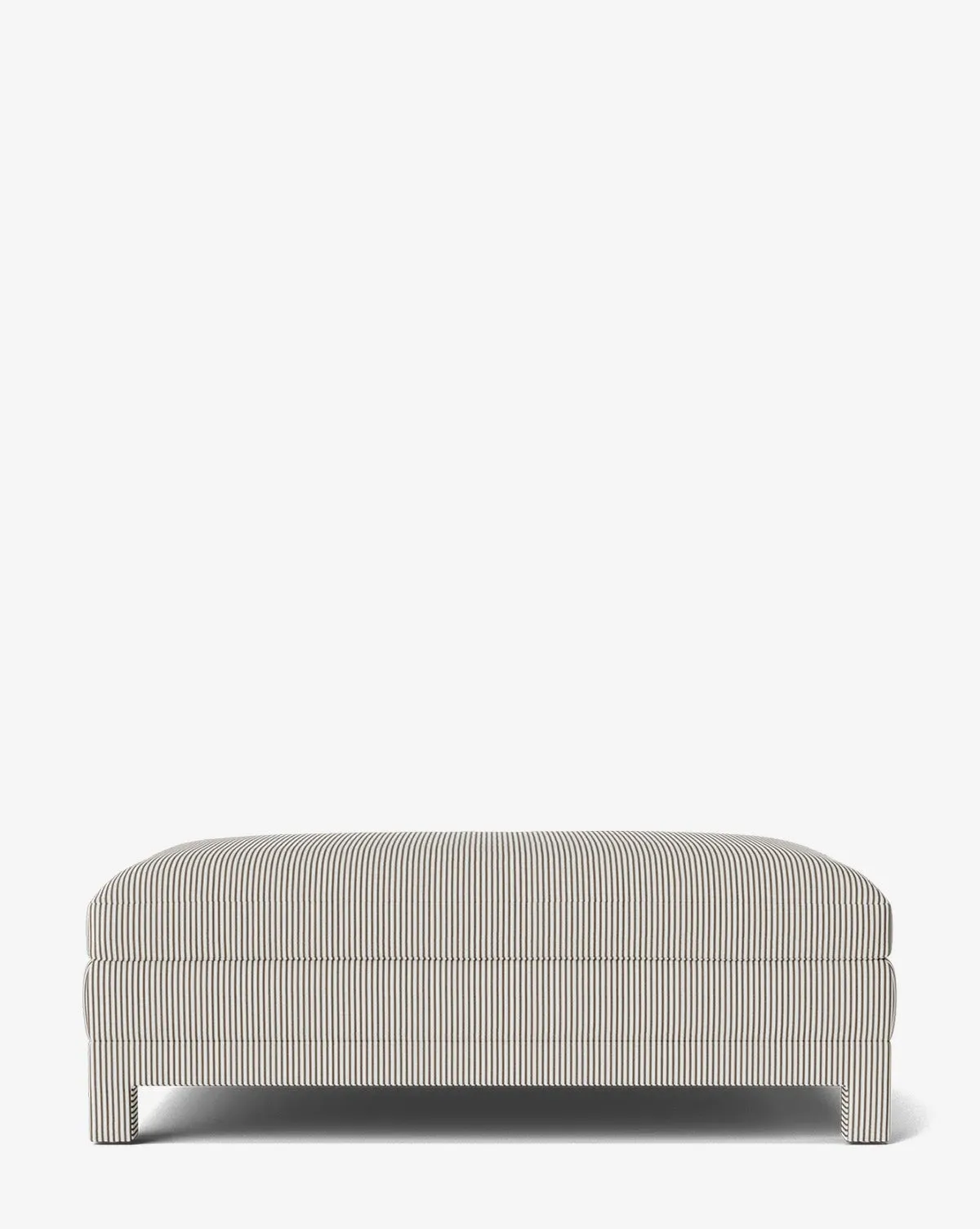 Appoline Ottoman - Iron, Perennials Fabric product