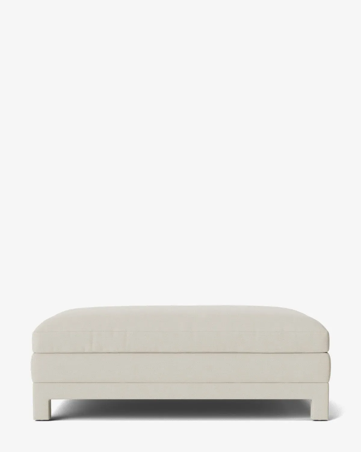Appoline Ottoman - Perennials Egret product