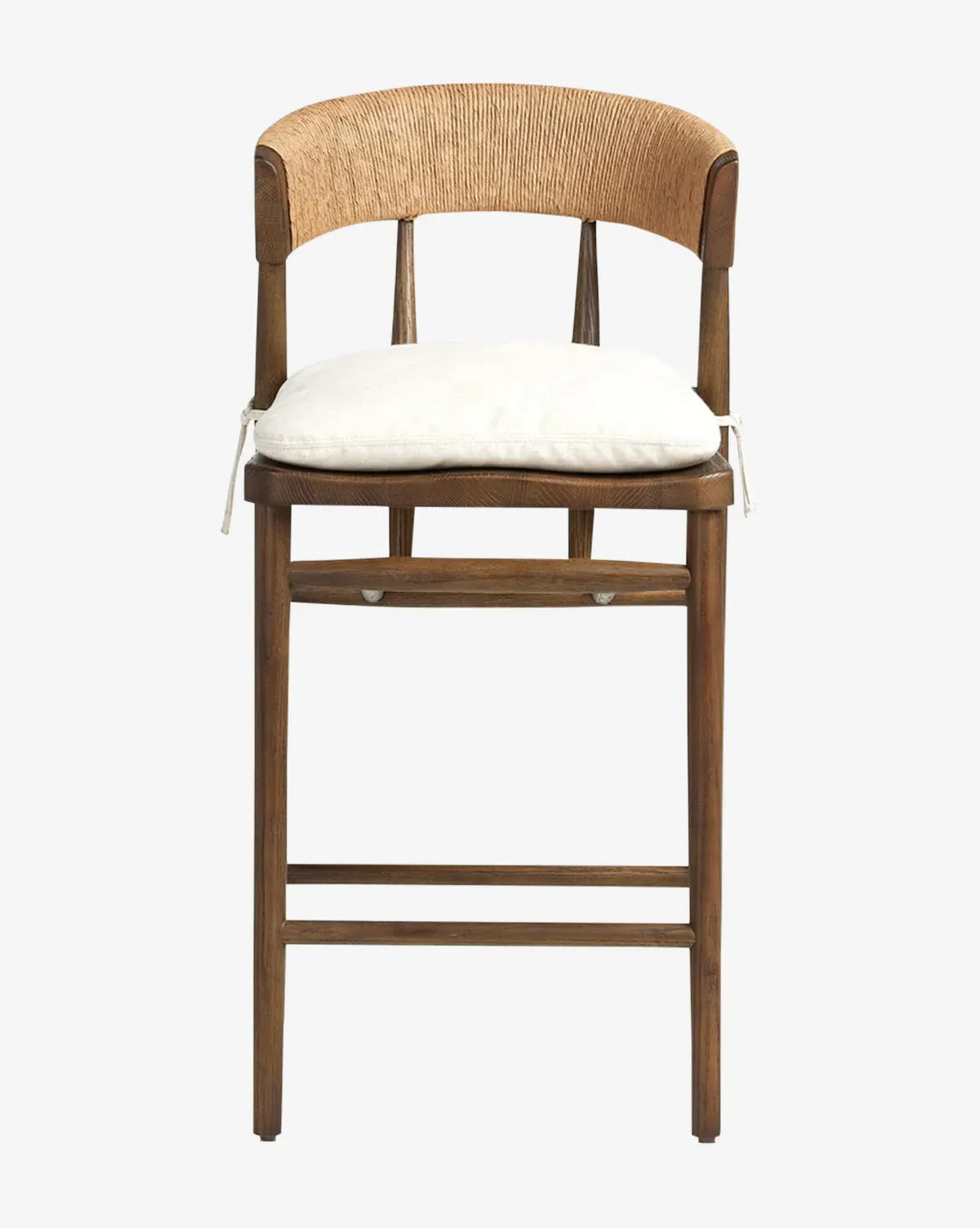 Ardent Counter Stool with Cushion - Oak, Paper Rush product