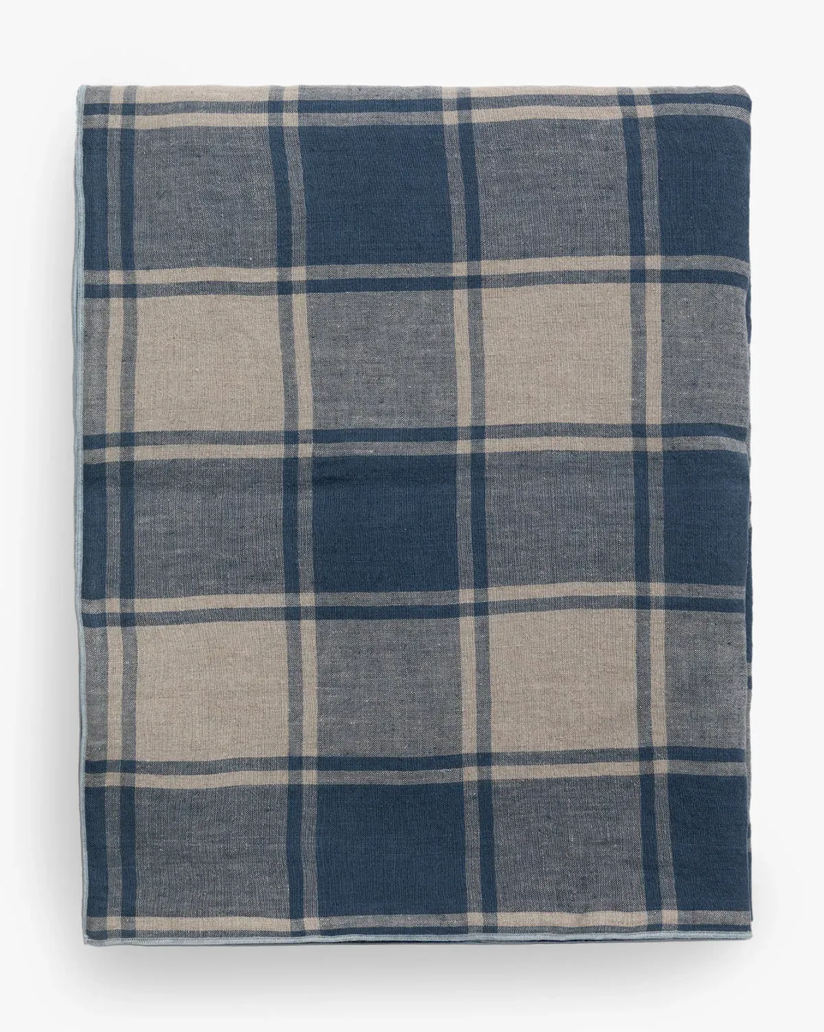 Arlington Striped Tablecloth - Navy, Linen product