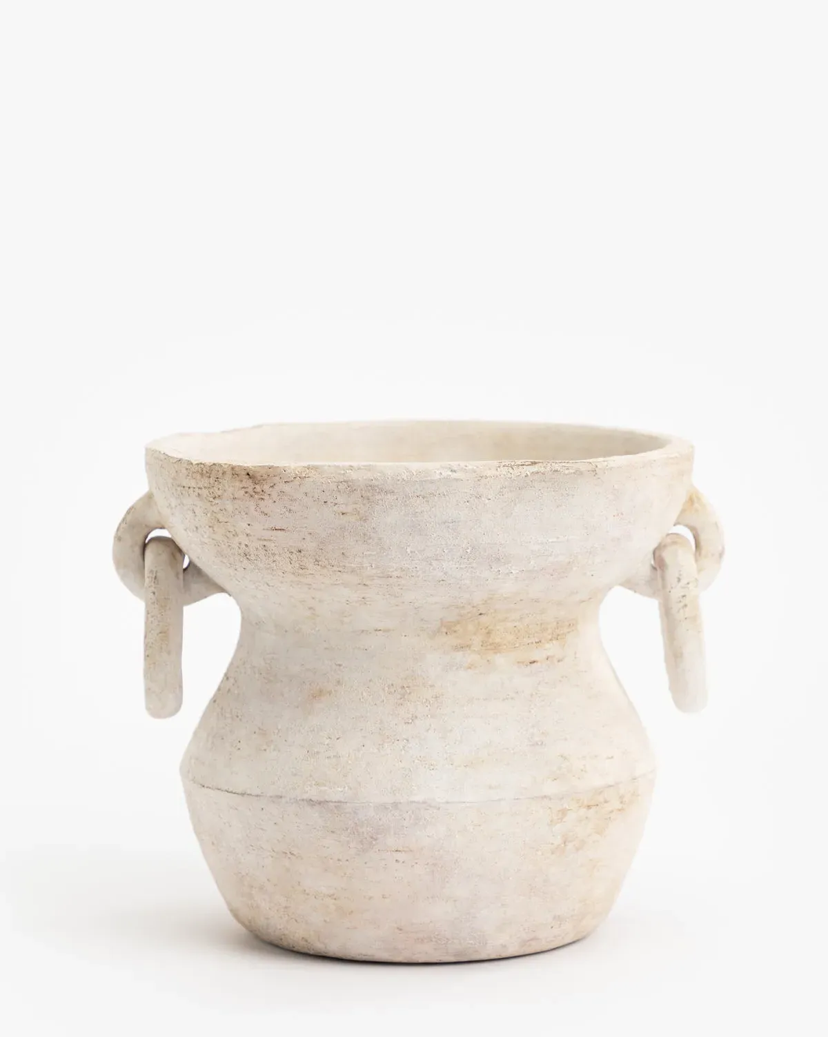 Arnette Terracotta Vase - White product