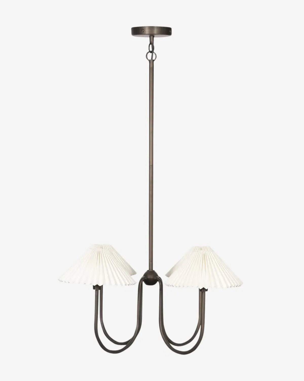 Ashby 4-Arm Chandelier - Bronze, Linen product