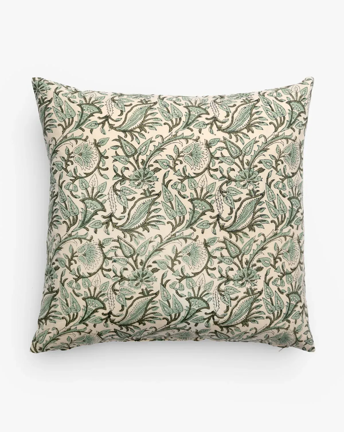 Ashmore Block Print Pillow Cover - Blue product