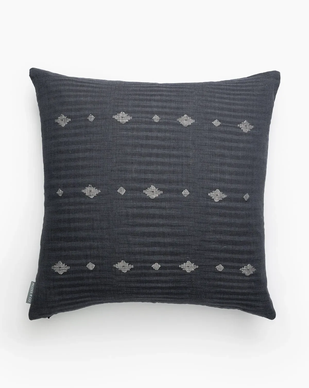 Atilla Pillow Cover - Navy, Linen Cotton Blend product
