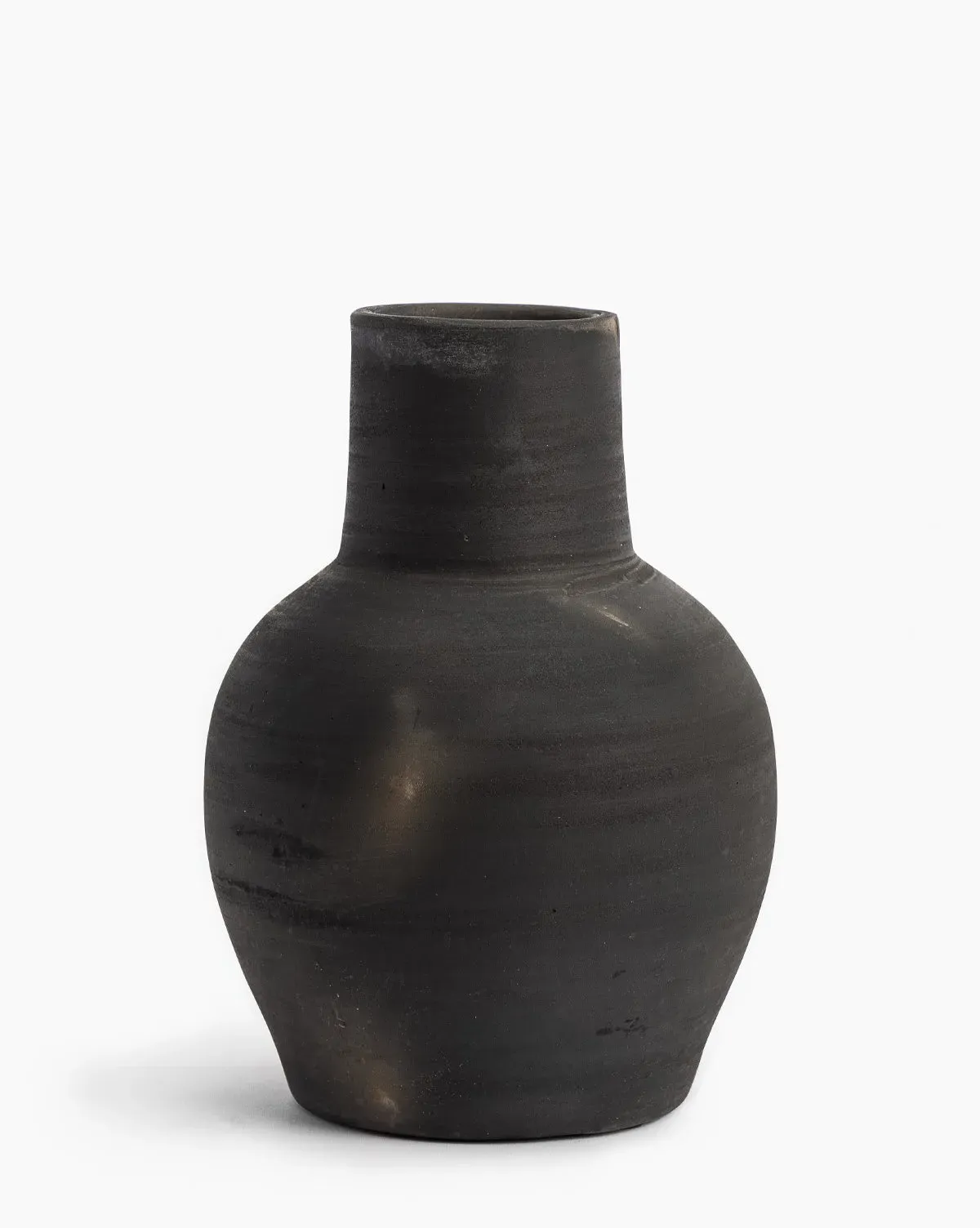 Auster Distressed Vase - Black, Terracotta product