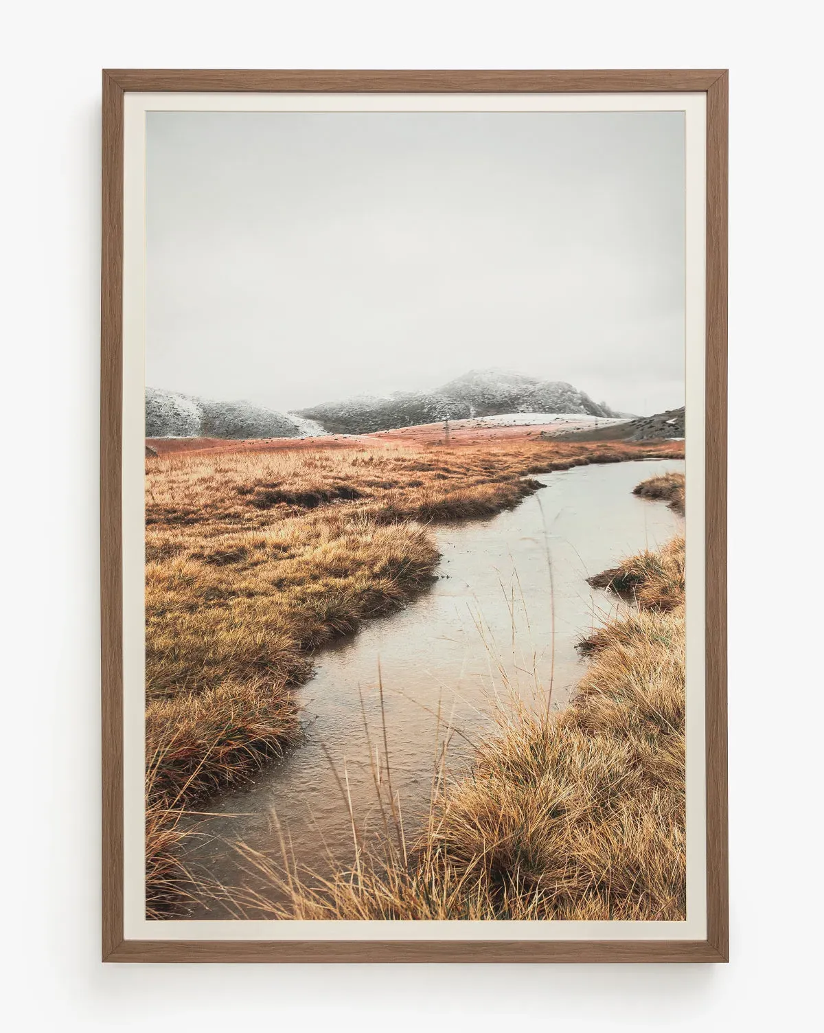 Autumn Marshes Framed Giclee Print - Walnut product
