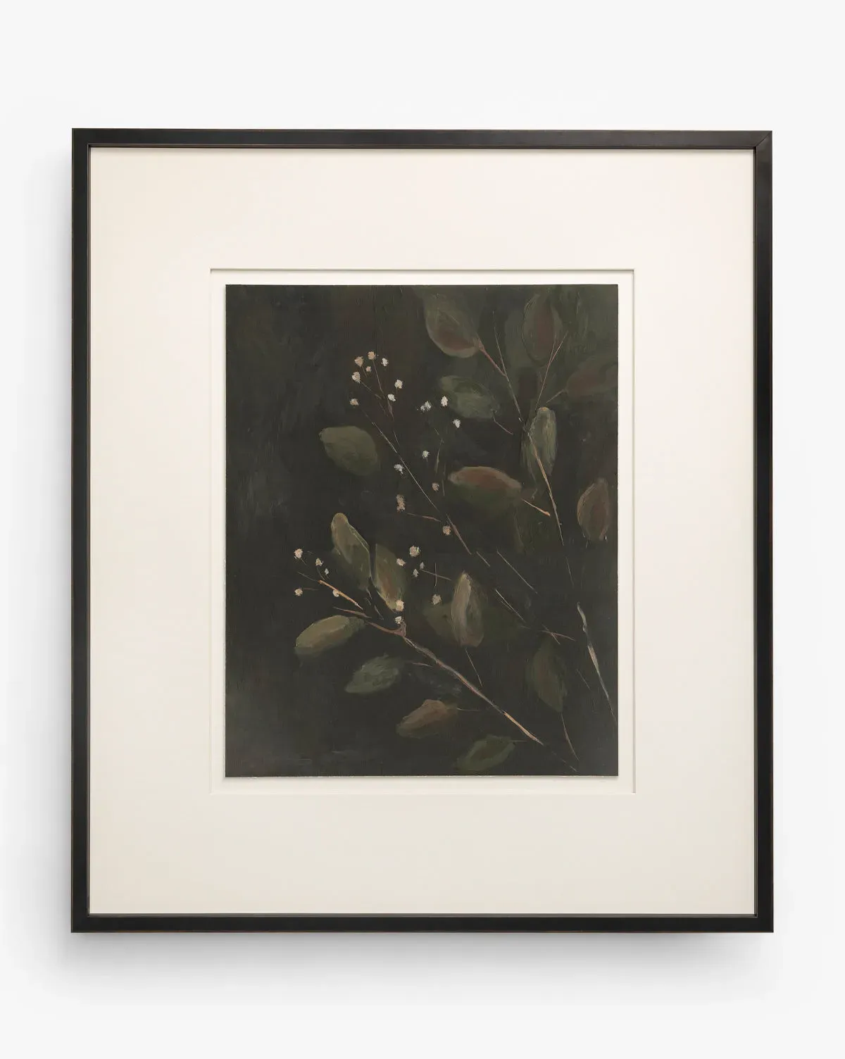 Baby's Breath Botanical Giclee Print - Black product